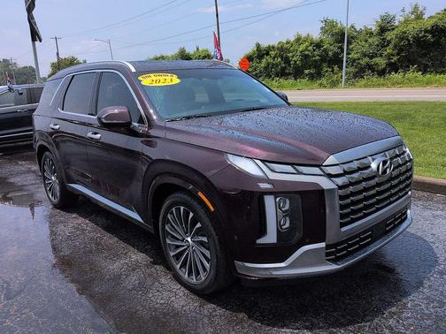 Sierra Burgundy 2023 Hyundai PALISADE Calligraphy