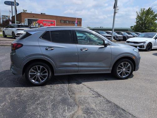 Satin Steel Metallic 2021 Buick Encore GX Essence