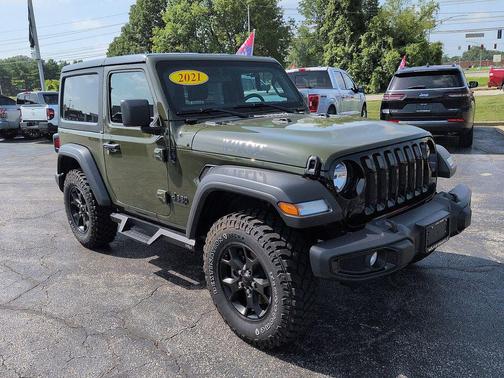 Sarge Green Clearcoat 2021 Jeep Wrangler Sport S