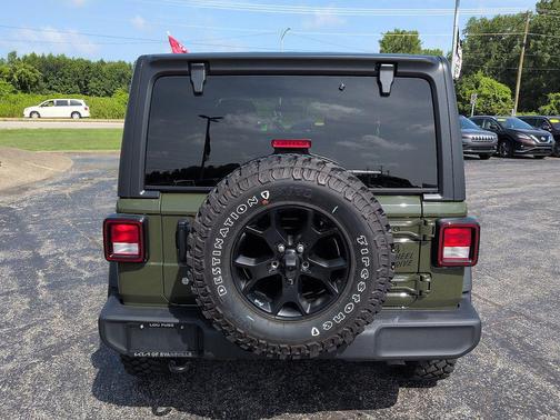Sarge Green Clearcoat 2021 Jeep Wrangler Sport S
