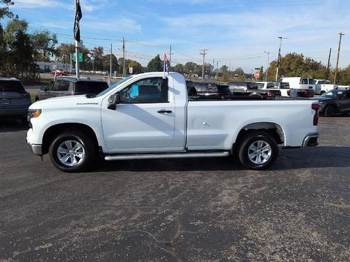 Summit White 2025 Chevrolet Silverado 1500 WT