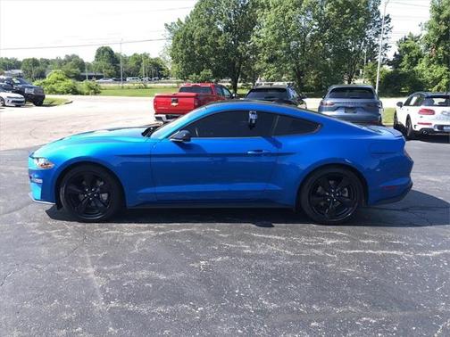 Velocity Blue Metallic 2021 Ford Mustang EcoBoost