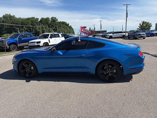 Velocity Blue Metallic 2021 Ford Mustang EcoBoost