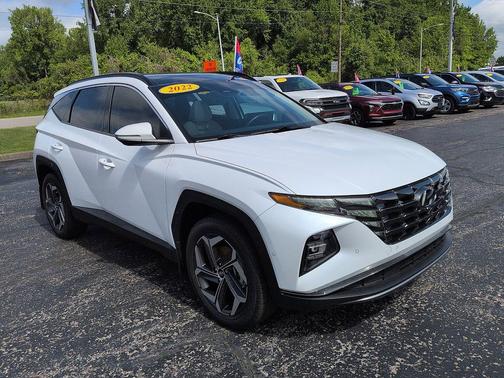 Quartz White 2022 Hyundai TUCSON Hybrid Limited