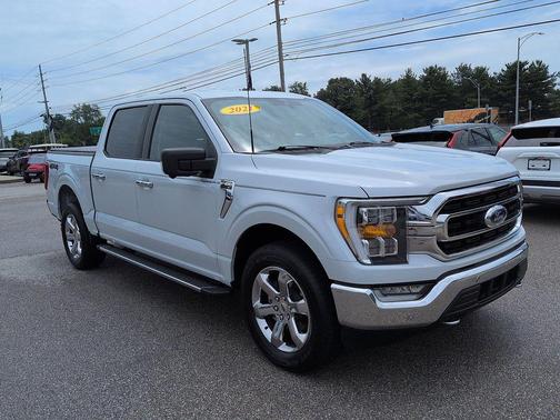 Space White Metallic 2021 Ford F-150 XLT