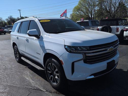 Summit White 2021 Chevrolet Tahoe LT
