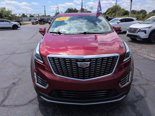 Radiant Red Tintcoat 2025 Cadillac XT5 Premium Luxury