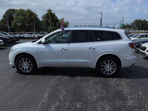 White Frost Tricoat 2017 Buick Enclave Leather