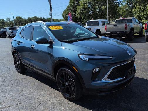Ocean Blue Metallic 2025 Buick Encore GX Sport Touring