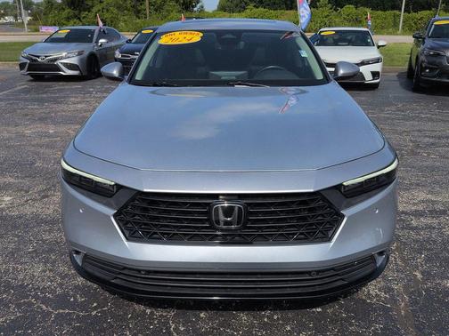 Solar Silver Metallic 2024 Honda Accord Hybrid EX-L