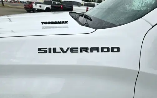 Summit White 2025 Chevrolet Silverado 1500 Custom