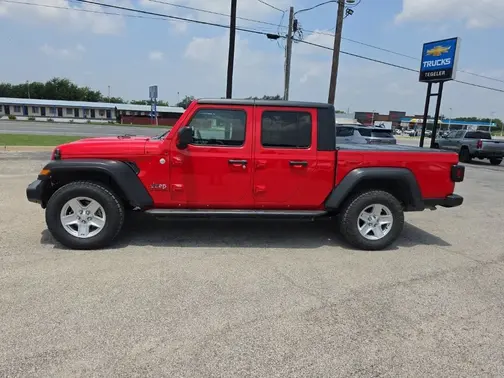 Red 2020 Jeep Gladiator Sport S