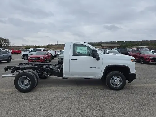 Summit White 2026 Chevrolet Silverado 3500 WT DRW
