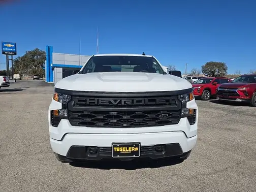 Summit White 2026 Chevrolet Silverado 1500 Custom