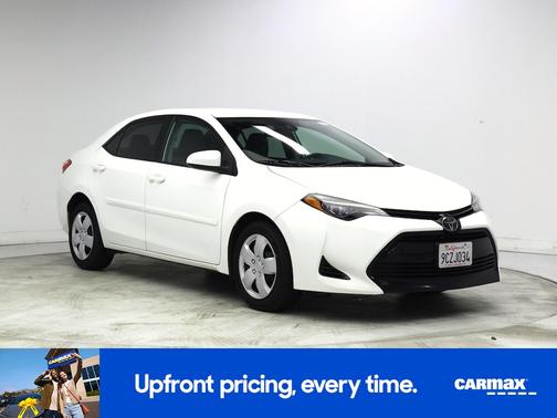 White 2017 Toyota Corolla LE