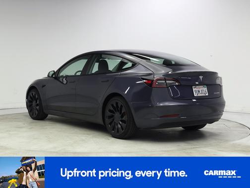 Gray 2022 Tesla Model 3 Performance