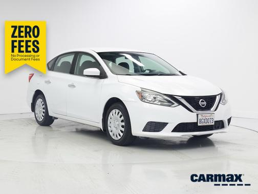 White 2018 Nissan Sentra S