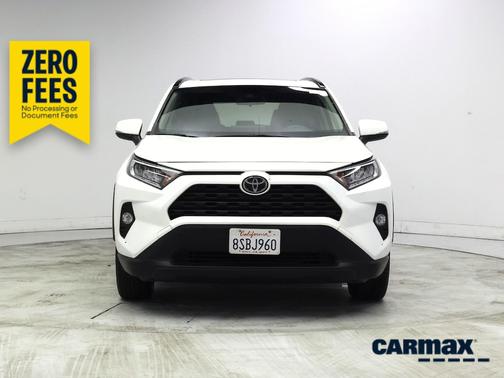 White 2020 Toyota RAV4 XLE Premium