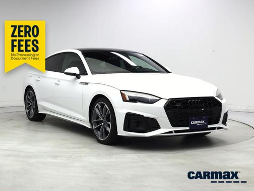 White 2024 Audi A5 Sportback S-Line Premium
