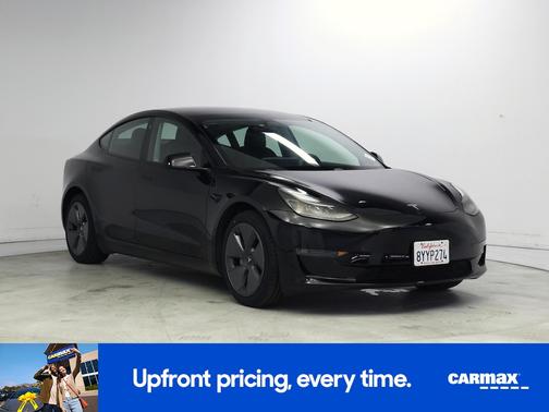 Black 2021 Tesla Model 3 Long Range