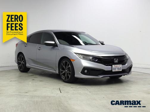 Silver 2021 Honda Civic Sport