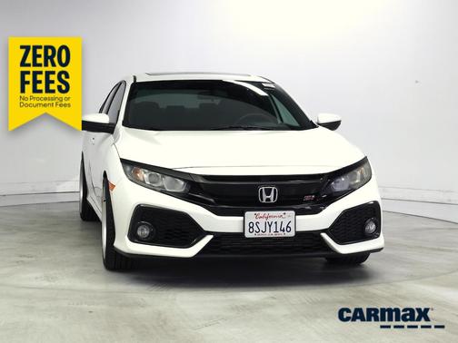 White 2018 Honda Civic SI