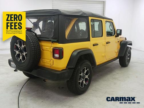 Yellow 2020 Jeep Wrangler Unlimited Sport