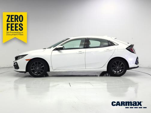 White 2020 Honda Civic EX
