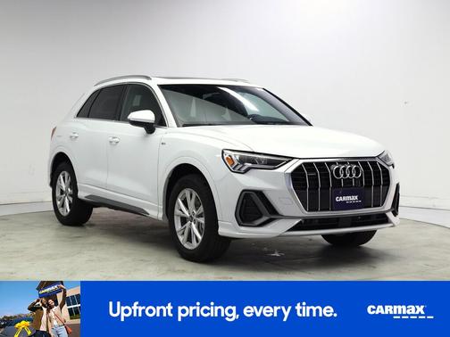 White 2025 Audi Q3 S-Line Premium