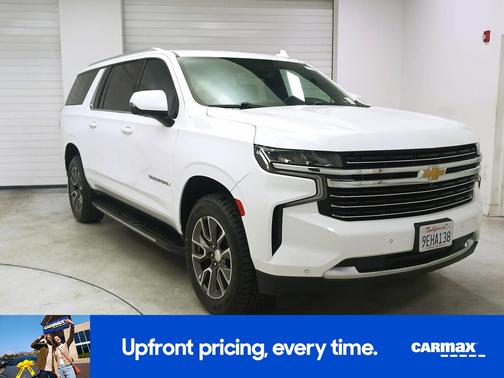White 2022 Chevrolet Suburban LT