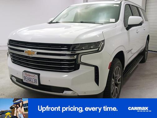 White 2022 Chevrolet Suburban LT