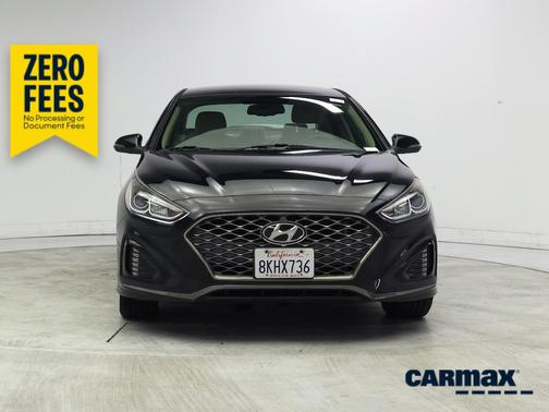 Black 2019 Hyundai SONATA SEL