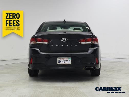 Black 2019 Hyundai SONATA SEL