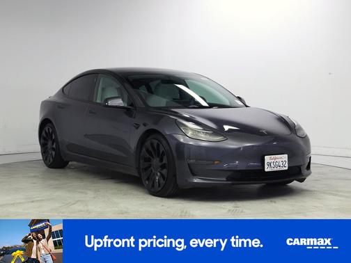 Gray 2023 Tesla Model 3 Performance
