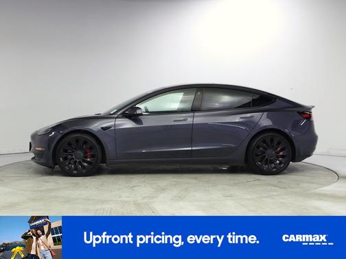 Gray 2023 Tesla Model 3 Performance