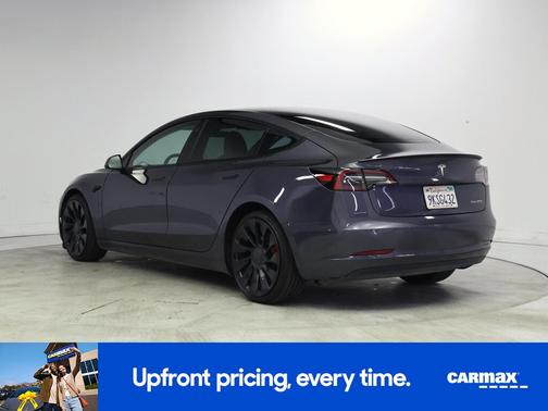 Gray 2023 Tesla Model 3 Performance