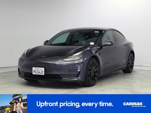Gray 2023 Tesla Model 3 Performance