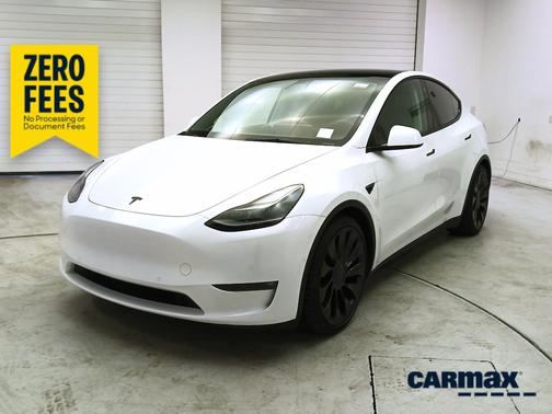 White 2022 Tesla Model Y Performance