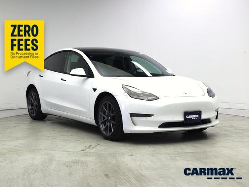 White 2022 Tesla Model 3 Long Range