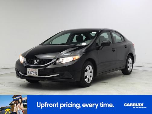 Black 2015 Honda Civic LX