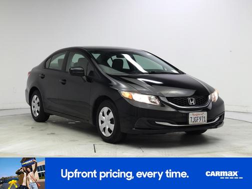 Black 2015 Honda Civic LX