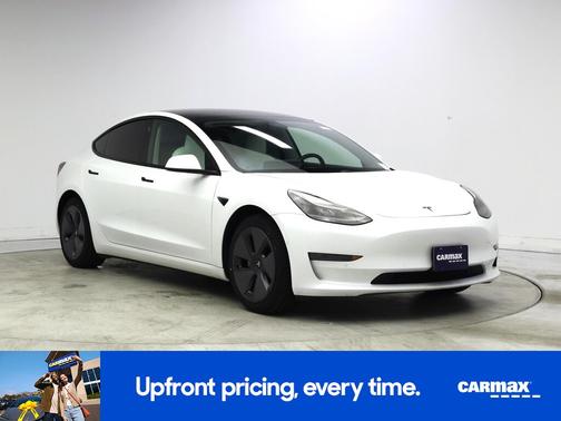 White 2021 Tesla Model 3 Standard Range Plus