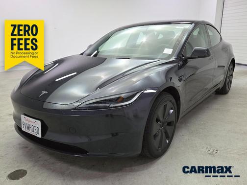 Gray 2025 Tesla Model 3 Long Range