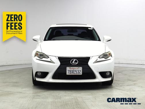 White 2014 Lexus IS 250