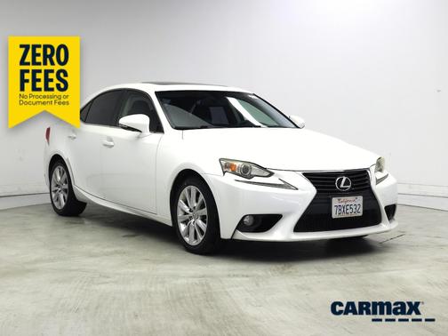 White 2014 Lexus IS 250