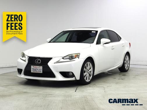 White 2014 Lexus IS 250