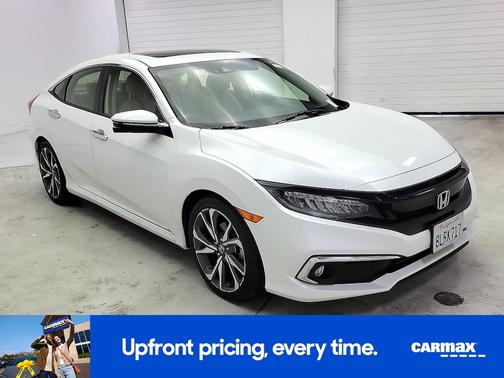White 2019 Honda Civic Touring