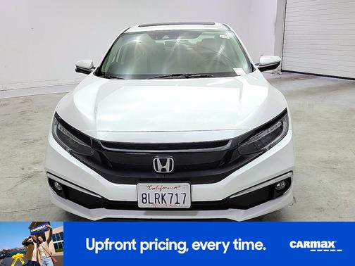 White 2019 Honda Civic Touring