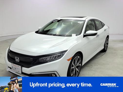 White 2019 Honda Civic Touring