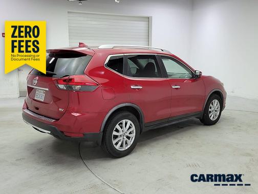 Red 2017 Nissan Rogue SV